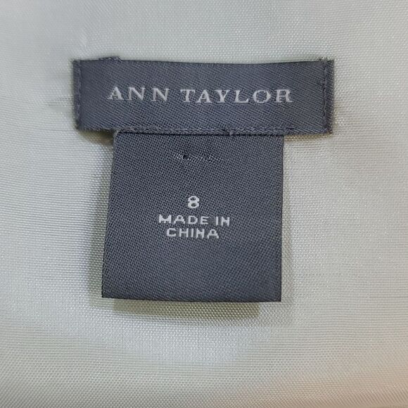 ANN TAYLOR V-NECK WOMEN'S SPAGHETTI STRAP VINTAGE DRESS - Picture 11 of 11